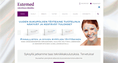 Desktop Screenshot of estemed.fi