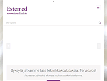 Tablet Screenshot of estemed.fi